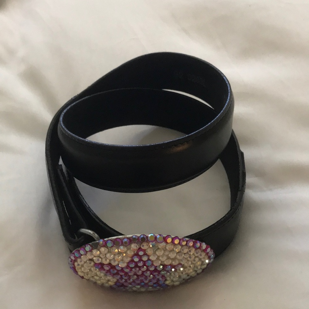 Tony Lama leather belt. Very sexy and feminine.